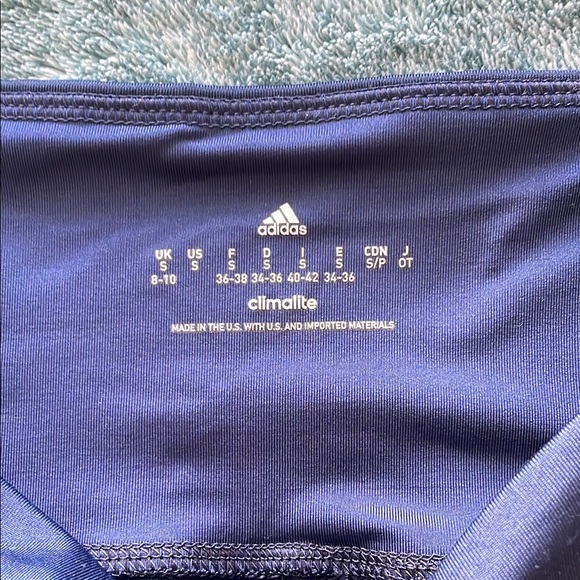 Adidas Navy Climalite Spandex for Volleyball size small- 2 pairs - Picture 3 of 11